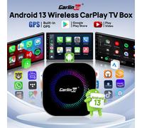 CarlinKit 3 in 1 Android Auto Wireless CarPlay TV Box Android 13 Wifi 5GHz 8G 128G AI Box per Youtube Netflix Audi CarPlay Car