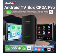 CarlinKit 3-in-1 Android TV Box CP2A Pro CarPlay Android Auto Wireless Adatper per auto CarPlay cablate 2.4G e 5Ghz BLE Auto Connect