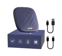 CarlinKit 4G+64G AIBOX, CarPlay wireless e Android Auto wireless e sistema autonomo Android, supporta la visione di video, il download di app da Playstore, solo per auto con CarPlay cablato