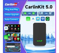 CarlinKit 5.0 Adattatore cablato a wireless Wireless Android Auto CarPlay Smart Car Box Bluetooth WiFI Auto Connect Aggiornamento online