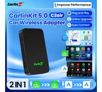 CarlinKit 5.0 C2Air Adattatore wireless Wireless CarPlay Android Auto Box per auto OEM Plug and Play WiFi Bluetooth Connessione automatica