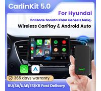 Carlinkit 5.0 Carplay Adattatore Wireless Per Hyundai 2015-2022 Android Auto Unità di Testa Senza Fili Carplay Box Plug & Play Wifi GPS CarlinKit 5.0 Genuine Guarantee