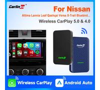 CarlinKit 5.0 e 4.0 Adattatore Wireless Android Auto e CarPlay per Nissan Qashqai X-Trail Kicks Ariya Titan Sentra Rogue Leaf Versa