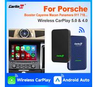 CarlinKit 5.0 e 4.0 Wireless Android Auto CarPlay Adattatore Auto-Connect Per Porsche Panamera 718 Macan Cayenne 911 Taycan 2017-2024