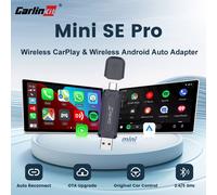 CarlinKit 5.0 Mini Ultra & Mini SE Pro Adattatore USB Wireless 2-in-1 per Android Auto e CarPlay, WiFi Bluetooth con Connessione Automatica