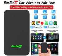 CarlinKit 5.0 Wireless CarPlay Android Auto Box WiFi 2.4G/5.8G BT Plug & Play