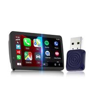 Carlinkit Adattatore auto wireless CarPlay/Android Mini Ultra per Factory Wired CarPlay e OEM Wired Android Auto, Plug & Play Wireless CarPlay/Android Auto Dongle Compatibile con iOS 10 e Android 11