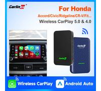 CarlinKit Adattatore CarPlay per auto Android wireless 5.0 e 4.0 per Honda Civic CR-V HR-V Accord Fit Ridgeline Pilot Passport Prologue