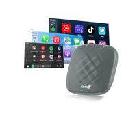 CarlinKit Aibox-Plus Adattatore Android 13.0, sistema autonomo 8+128G, CarPlay wireless e Android Auto, box multimediale 3 in 1 per auto con CarPlay cablato