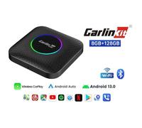 Carlinkit Android 13 AI Box Ambient Wireless Carplay / Android Auto 8GB+128GB