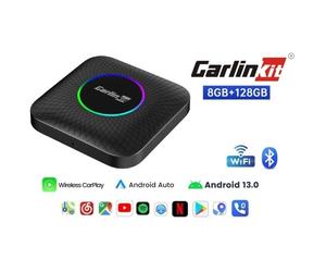 Carlinkit Android 13 AI Box Ambient Wireless Carplay / Android Auto 8GB+128GB