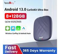 Carlinkit Android 13 Tv Box 8 + 128G Ultra per Netflix YouTube Spotify Wireless CarPlay Android Auto QCM665 4glte Play Store GPS