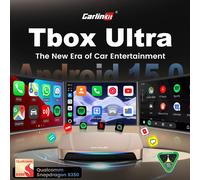 CarlinKit Android 15 Ultra SM6350 8 Core 128GB CarPlay Ai Box Per Netflix YouTube FOTA Aggiornamento Wireless Android Auto Smart Box