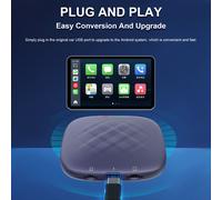 Carlinkit Carplay AI Box Android 13 4+64GB Wireless GPS Adattatore Bluetooth H7