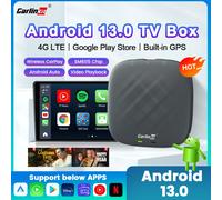 Carlinkit CarPlay Mini Ai TV Box Andoroid 13 Wireless CarPlay Android Auto Per Audi Bmw Mazda Toyota 4G LTE 128G