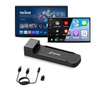 Carlinkit FireDrive Link Pro HDMI Car TV Converter per Fire TV Stick Streaming, adattatore wireless Apple CarPlay & Android Auto, compatibile con veicoli CarPlay cablati, dongle 3 in 1, plug & play