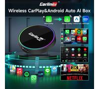 CarlinKit MINI Adattatore CarPlay Wireless Android Auto TV Box Wireless 2025 Nuovo Dongle Ingresso HDMI 2K HD per musica Youtube Netfliex