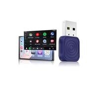 Carlinkit Mini adattatore per auto Ultra Wireless CarPlay & Android - Plug & Play Dongle per iPhone e Android, converte cablata a wireless, USB-A/USB-C, compatibile con auto cablate OEM