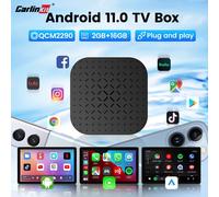 CarlinKit Mini Ai Box Wired A Wireless Android Auto CarPlay Adattatore Per Netflix YouTube Smart Car Video TV Box Qualcomm QCM2290