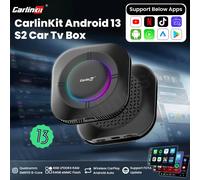 Carlinkit S2 Android 13 Tv Box SM6115 8 Core Carplay Wireless Android Auto Supporto Youtube Netfilx IPTV Spotify Interruttore fisico NA 4GB RAM 64GB ROM