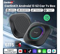 Carlinkit S2 SM6115 Android 13 Tv Box 8 Core Carplay Android auto Supporto wireless Youtube Netfilx IPTV Spotify Wifi bluetooth