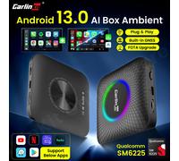 Carlinkit SM6225 Tv Box Android 13 Qualcomm 8 Core Android Auto CarPlay Adattatore wireless Supporto Video online Youtube Netfilx