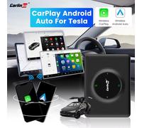 CarlinKit T2C Design Per Tesla Aggiornamento Wireless CarPlay Android Auto Per Il Modello 3 Modello Y X 5Ghz WiFi CarPlay Ai Box Spotify Waze