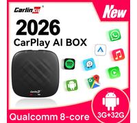 CarlinKit Tbox Android Ai Box Adattatore Wireless CarPlay e Android Auto per Youtube Netflix WiFi BLE Connessione Automatica Box di Navigazione Auto