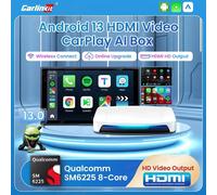 2025 CarlinKit uscita Video HDMI Android 13 CarPlay AI Box SM6225 8-Core Android Auto Wireless SM6225 NA UHD 8GB RAM 128GB ROM