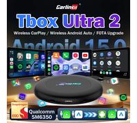 CarlinKit Ultra 2 Android 15 TV Box Wireless CarPlay Wireless Android Auto SM6350 8-Core 128GB Supporto Netflix IPTV Per Auto OEM