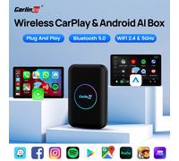 CarlinKit Lite Android TV Box Adattatore wireless 3 in 1 Supporto Netflix IPTV Wireless Android Auto Lite 2GB 32GB