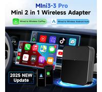 CarlinKit Wireless Carplay Android Auto Adattatore Wifi 5G 2 in 1 Android Auto Wireless AI Box per Mazda Kia Spotify OEM Schermo per auto
