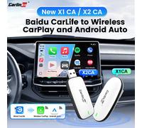 CarlinKit X1CA X2CA Baidu Carlife a Android Auto e CarPlay Adattatore wireless per iPhone Telefono Android WiFi BLE Auto Connect
