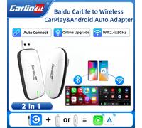 Carlinkit X1CA/X2CA Baidu CarLife a Wireless CarPlay Adattatore Android Auto 2in1 Scatola di Streaming Plug and Play Adattatore Wifi2.4 e 5GHz