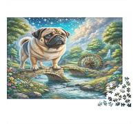 Carlino 1000 Pezzi per Adulti e Bambini, Carlino sul Ponte di Pietra Giochi Educativi Puzzle per la Famiglia Decorazione Casa 70x50cm 1000 Pezzi