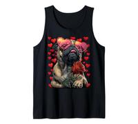 Carlino Carino con Cuore Occhiali Rosa San Valentino Cane Canotta