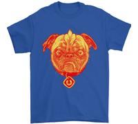 Carlino Dito Flip Offensiva Divertente Cane T-Shirt 100% Cotone