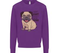 Carlino I Didnt Fart il Mio Sedere Blew Ti Un Bacio Bambini Felpa Maglione