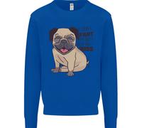 Carlino I Didnt Fart il Mio Sedere Blew Ti Un Bacio Bambini Felpa Maglione