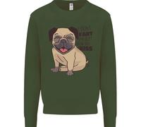 Carlino I Didnt Fart il Mio Sedere Blew Ti Un Bacio Bambini Felpa Maglione