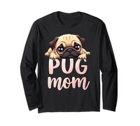 Carlino mamma cane carlino mamma cucciolo carino Maglia a Manica