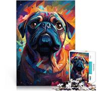 Carlino nel giardino dell'Eden puzzle 1000 pezzi per adulti Per il divertimento in famiglia Attività divertenti a casa, regali di compleanno, regali di viaggio, 38x26cm