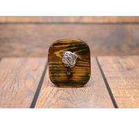 Carlino tipo 2 - appendino in legno con un cane Art Dog IT Tipo 2