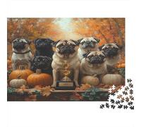 Carlino, Trofeo e zucca Puzzle Sostenibili Con Motivi Per Adulti Da Gioco in Legno Di Alta Qualità 1000pcs (75x50cm)