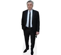 Carlo Ancelotti (Suit) a grandezza naturale