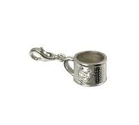 Carlo Biagi Charm Pendente Cuore Tazza 925 Argento CSCZ15C
