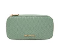 Carlo Colucci - Beauty Case Intrecciato - - Bags - Donna - Verde - ONE SIZE
