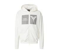 Carlo Colucci Giacca di felpa 'Enz' nero / offwhite Uomo Carlo Colucci XXL