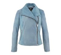 Carlo Colucci - Giacca in pelle di velluto morbido Dal Bella - - Jackets - Donna - Blu - L