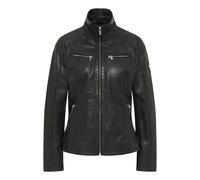 Carlo Colucci - Giacca in Pelle Morbida Basic - - Jackets - Donna - Nero - XL